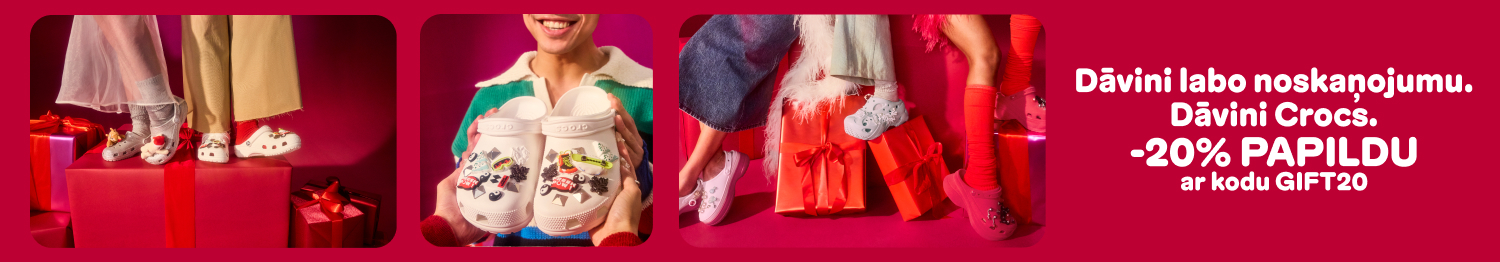 Crocs - papildu -20% ar kodu: GIFT20 I Crocs.lv